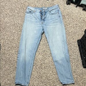 Forever 21 Sky Blue Straight Leg Jeans